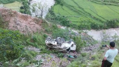 बैतडीमा जीप भीरमा खस्दा दुईको मृत्यु ६ जना घाइते